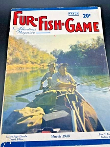 1948 März Pelz-Fisch-Spiel Harding's Magazin tolle Anzeigen/Artikel - Bild 1 von 13