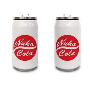 Nuka Cola White Can Flask | Gaming Merch | Nuka-Cola | Vault-Tec | Vault Boy | - Picture 1 of 1