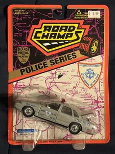 De colección 1995 Road Champs RHODE ISLAND POLICÍA ESTATAL Policía Serie 1:43 Diecast - Imagen 1 de 1