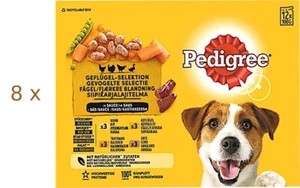 96 x 100 g Pedigree Geflügel-Selektion (€ 5,47/kg) in Sauce - Hundefutter  - Bild 1 von 1