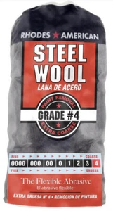 Rhodes American 10121116 4-Grade Steel Wool Pads Extra Course (Pack of 12) New - Picture 1 of 1