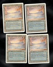 MTG Underground Sea X4 Revised (3rd) Edition Rare Dual Land