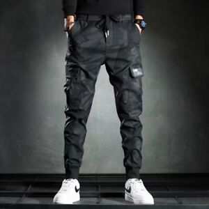 Men's Casual Camouflage Streetwear Jogger Cargo Pants Sweatpants Sports Trousers