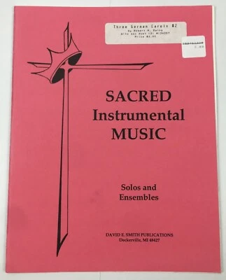 Three German Carols 2 Alto Saxophone Duet Sheet Music by Robert Ewing Sacred - Image 1 of 4