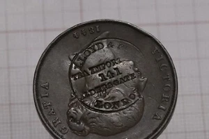 ๐งญ ๐ฌ๐ง UK GB HISTORIC PENNY 1844 C/S LLOYD & CO LONDON UNUSUAL B78 #Z8521 - Picture 1 of 6