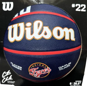 Caitlin Clark Wilson WNBA Fever Rising Limited Edition Basketball Size 6 Sports - Picture 1 of 2