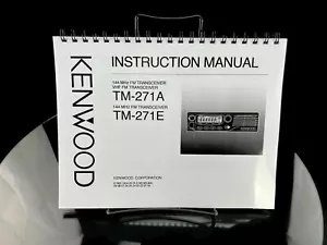 Kenwood TM-271A Bedienungsanleitung User Guide Coil Bound - Bild 1 von 5