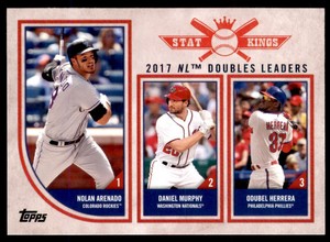 2018 Topps Big League #307 Odubel Herrera Daniel Murphy Nolan Arenado   