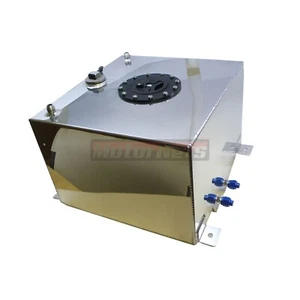 Tanque de gasolina de pila de combustible de carreras/deriva de aluminio fabricado de 10 galones con transmisor de nivel - Imagen 1 de 3