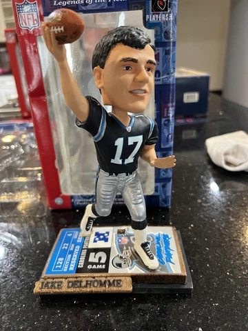 Carolina Panthers rare Jake Delhomme action bobblehead foco Cover