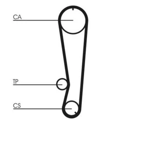 Continental Ctam CT788K1 Zahnriemensatz für Daihatsu Applause I Applause II - Bild 1 von 1
