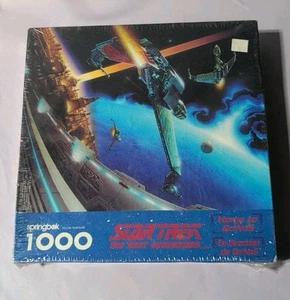SPRINGBOK STAR TREK THE NEXT GENRATION 1000 PIECE JIGSAW PUZZLE - SEALED - Picture 1 of 4