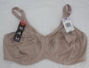 NWT LILYETTE by BALI MINIMIZER underwire BRA 0428 the lily fit BEIGE 42D $48 - Picture 1 of 4