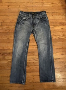 Herren Helix Y2K Cross Stich Bootcut Jeans 32” X 34” - Bild 1 von 12