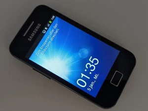 Samsung Galaxy ACE 158MB Onyx Black Android Smartphone S5839i 💥 - Bild 1 von 8