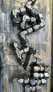 13x 316 Edelstahl Swagelok Rohrverschraubung, 3/8 Zoll Nagelneu unbenutzt   - Bild 1 von 4