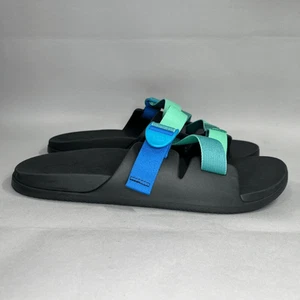 Chaco Chillos Sandals Men's Size 15 Blue Active Running Recovery Beach Slides - Picture 1 of 11