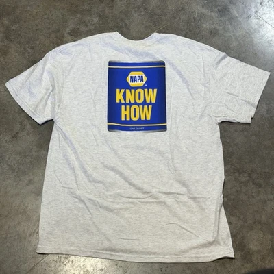 Camiseta NAPA Auto Parts Manga Corta Gris Sabemos How Gráfica Talla XL Foto 1 de 4
