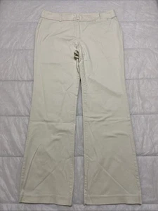 TOMMY HILFIGER Women’s Beige Wide Leg Chino Pants ~ Size 14 W36 L32 - Picture 1 of 11