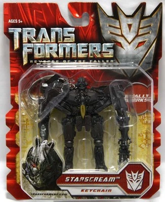 Transformers ROTF Keychain Keyring Figure - STARSCREAM by Hasbro 2009  - Image 1 of 2