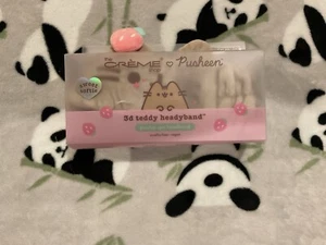 Fascia per capelli Crème x Pusheen 3D Teddy Fascia per trucco spa - Foto 1 di 4