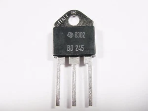 BD245 Transistor TO218 Npn 10A 45V 80W #21-1031 - Photo 1/1
