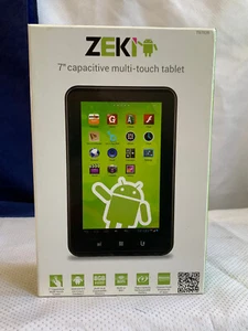 Zeki Capacitive Multi-touch Tablet 7" LCD TB782B Android 4.0 8GB Factory Sealed - Picture 1 of 24