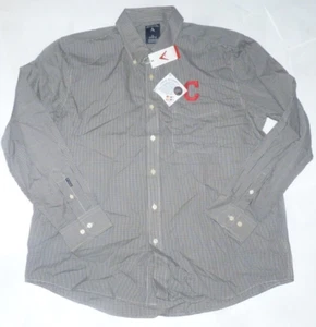 NEW ANTIGUA MLB Cleveland Guardians Baseball Button Dress Shirt Men XL NWT GDX6 - Picture 1 of 1