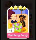 Monopoly Go 4 🌟 Stars Sticker  MATCHING SONGS      🔥  