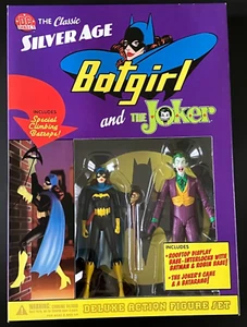 DC Direct Classic Silver Age Batgirl & The Joker Deluxe Action Figure Set Sealed - Picture 1 of 6