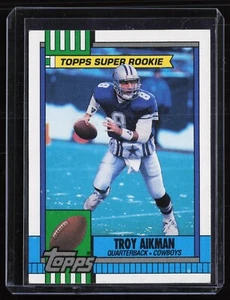 1990 Topps #482 Troy Aikman Super Rookie RC - Dallas Cowboys - Bild 1 von 2