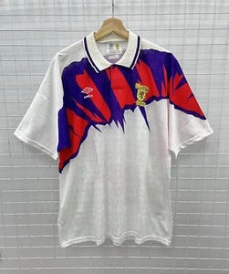 Scotland 1991/1992/1993 Vintage Original Away Football Shirt Jersey Umbro Sz XL - Picture 1 of 12