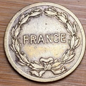 PIECE DE 2 FRANCS PHILADELPHIE 1944 FRANCE LIBRE (1234) - Picture 1 of 2