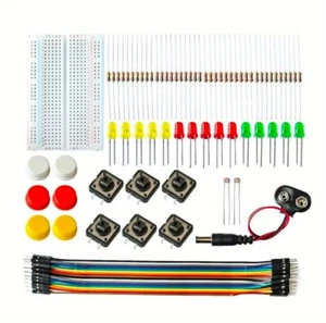 New DIY Electronics Starter Kit with 400 Point Breadboard Arduino IDE Compatible - Picture 1 of 9