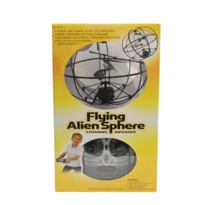 Flying Alien Sphere RC Remote Control Toy Drone 3 Channel Infrared Indoor Use - Picture 1 of 7