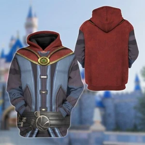 Dr Strange Costume Halloween 3D Felpa con Cappuccio, Stephen Strange Costume Cosplay - Foto 1 di 2