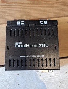 Matrox Dualhead2go D2G-A2D-IF Dual VGA Monitor Adaptor - Photo 1/4