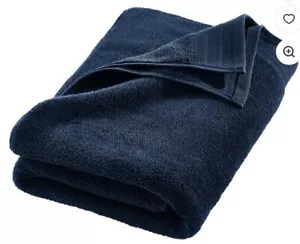 Hotel Style 550 GSM 100% Egyptian Cotton Bath Towel, 56"L x 30"W, Marine Deep - Picture 1 of 3