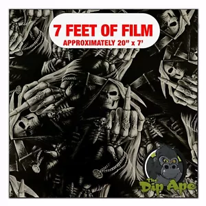 Película hidrográfica You're F You Skulls 7' x 20" inmersión hidrográfica - Imagen 1 de 5
