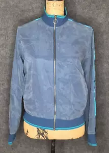 Chaqueta Universitaria SWEATY BETTY Talla S Pequeña Cremallera Completa Azul Primavera - Imagen 1 de 10