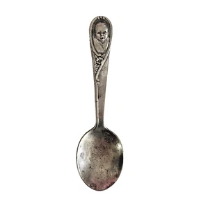 Vintage Gerber Winthrop Silver Plate Baby Spoon 4" Baby Spoon Flatware - Picture 1 of 8