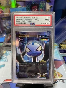 D-Spirits, Soul Snatchers, 1st Ed. HOLO - Shining Gothith 166/219 PSA 9 POP 1🔥 - Picture 1 of 1