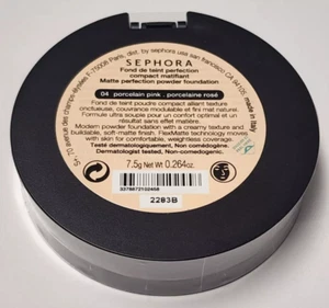 Sephora Matte Perfection Powder Foundation ~ 04 Porcelain Pink ~ Full Size - Picture 1 of 4