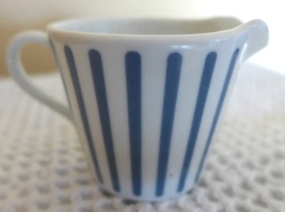 MELITTA ZÜRICH Streifen BLAU kleines Milchkännchen 5-10 TOP 100 ml / Sahnegießer - Bild 1 von 3
