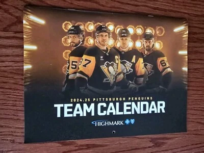 Pittsburgh Penguins 2024-25 Program Calendar Schedule 10-29-24 PPG Paints SGA  - Image 1 of 3
