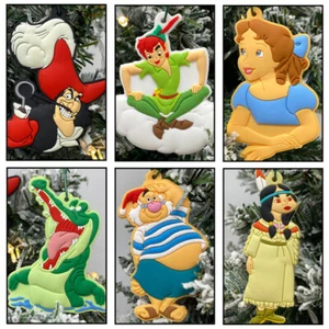 Disney Peter Pan Weihnachtsschmuck 6-teiliges Set Captain Hook Smee Tick Tock NEU - Bild 1 von 14
