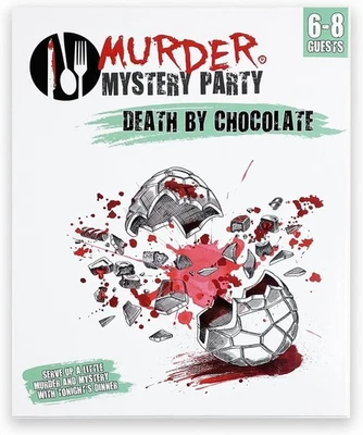 Murder Mystery Party Death By Chocolate. Brand New Sealed Dinner Party Game - Image 1 of 3