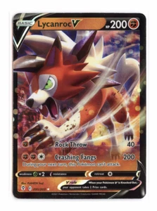 Lycanroc V 091/203 Ultra Rare Holo SWSH07: Evolving Skies Pokemon TCG - Bild 1 von 2