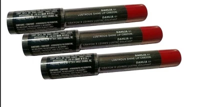 Лот из 3 запечатанных блестящих карандашей для губ Sonia Kashuk Lustrous Shine Lip Crayon Dahlia 01, 0,08 унции - Изображение 1 из 4