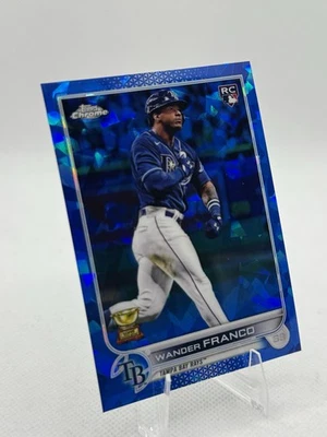 Wander Franco RC 2022 Topps Chrome Sapphire Edition #215 Tampa Bay Rays ￼ - Image 1 of 3